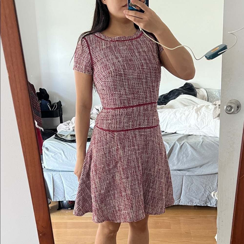 Banana Republic Pink Tweed Dress